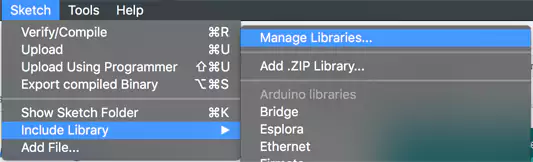 how to install a library in arduino ide