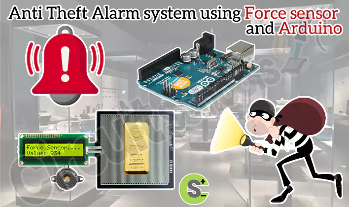 Anti Theft Alarm system using Force sensor and Arduino