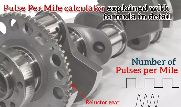 Pulse Per Mile calculator explained with formula in detail