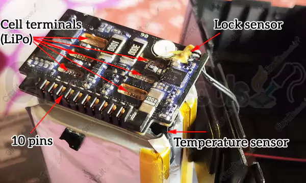 dji mavic air battery bms circuit board